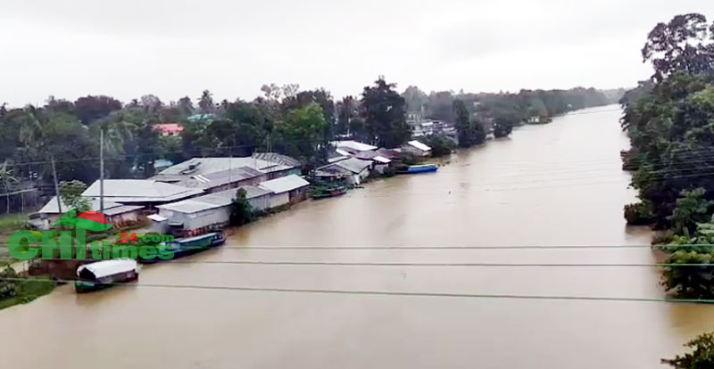 টানা বর্ষণে রাঙামাটির নিম্নাঞ্চল প্লাবিত