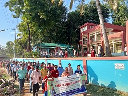 প্রবর্তক চাকমার নেতৃত্বে শান্তি সমাবেশ 