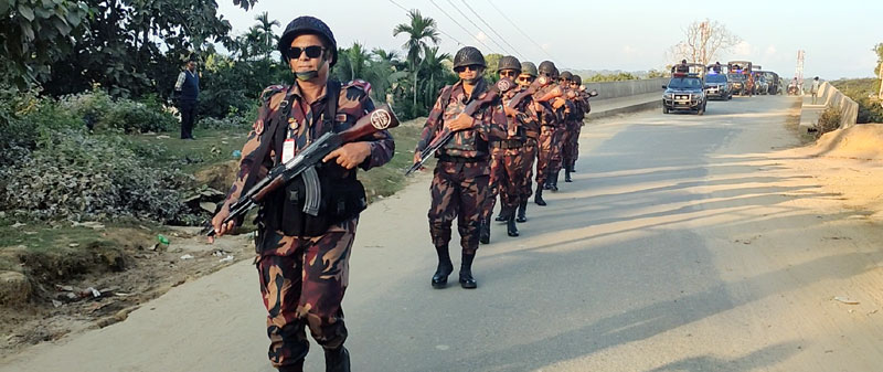 সারাদেশের ন্যায় বাঘাইছড়িতেও বিজিবি মোতায়েন