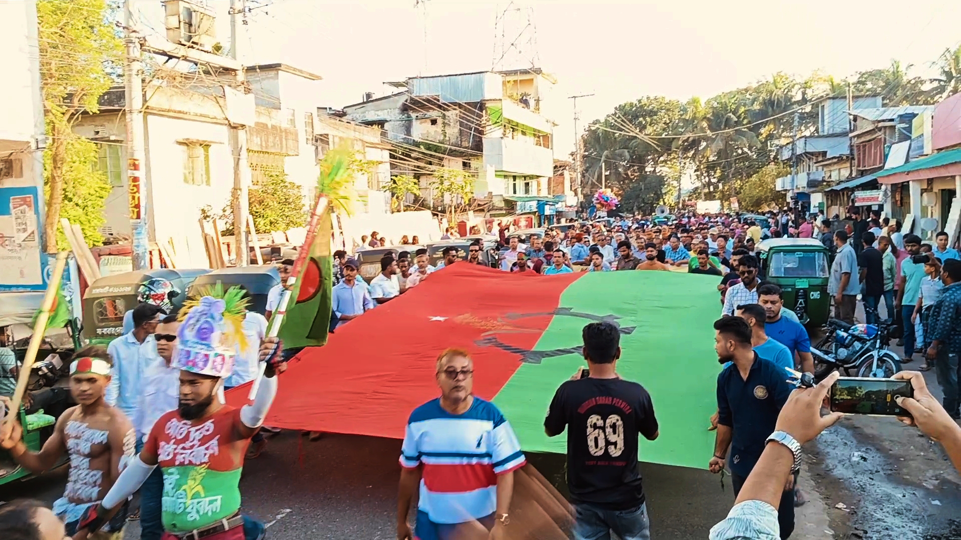 রাঙামাটিতে  জাতীয় বিপ্লব ও সংহতি দিবস পালন