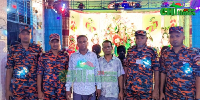 দুর্গোৎসবে পূজামণ্ডপে অগ্নি নিরাপত্তায় সচেতনতামূলক কার্যক্রম