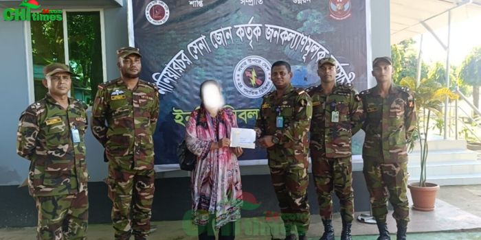 নানিয়ারচরে নৌকা দুর্ঘটনায় নিহত পরিবারের পাশে সেনাবাহিনী