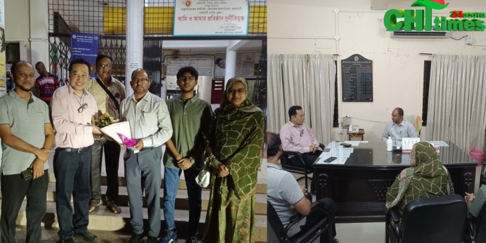 রাঙামাটি জেনারেল হাসপাতালে বিভাগীয় পরিচালকের আকস্মিক পরিদর্শন