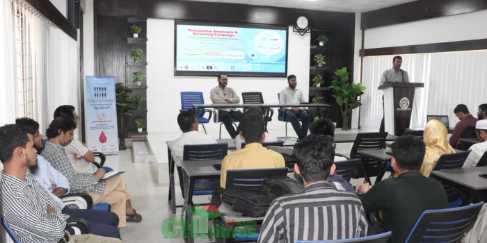 রাবিপ্রবি’তে থ্যালাসেমিয়া সচেতনতা ও স্ক্রীনিং ক্যাম্পেইন অনুষ্ঠিত