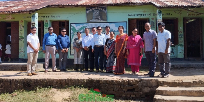 বিলাইছড়িতে বিদ্যালয় পরিদর্শনে জেলা শিক্ষা কর্মকর্তা
