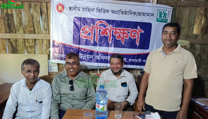 কাপ্তাইয়ে সপ্তাহব্যাপী যুব উন্নয়নের মাশরুম চাষ প্রশিক্ষণ শুরু