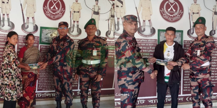 সাজেকে হতদরিদ্র পরিবারের মাঝে বিজিবির আর্থিক সহায়তা প্রদান