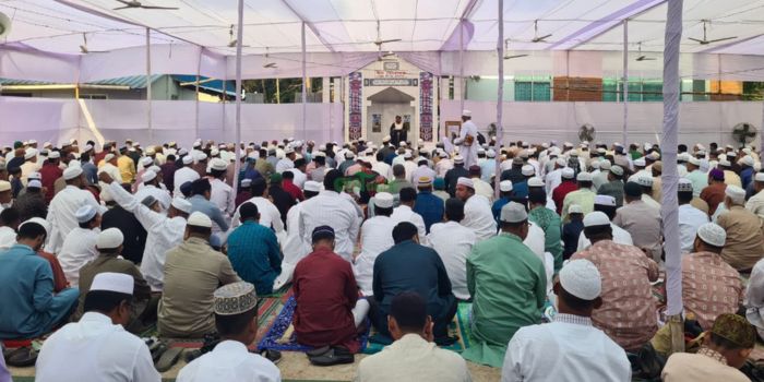 ধর্মীয় মর্যাদা ও উৎসবমুখর পরিবেশে রাঙামাটিতে উদযাপিত ঈদুল ফিতর