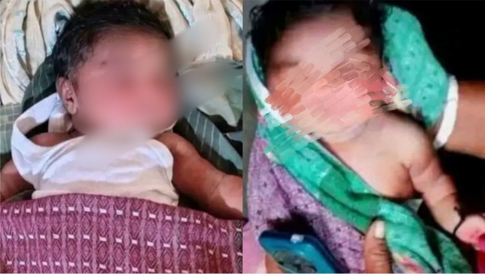 শ্মশানের পাশে জীবিত উদ্ধার নবজাতক কন্যাশিশু