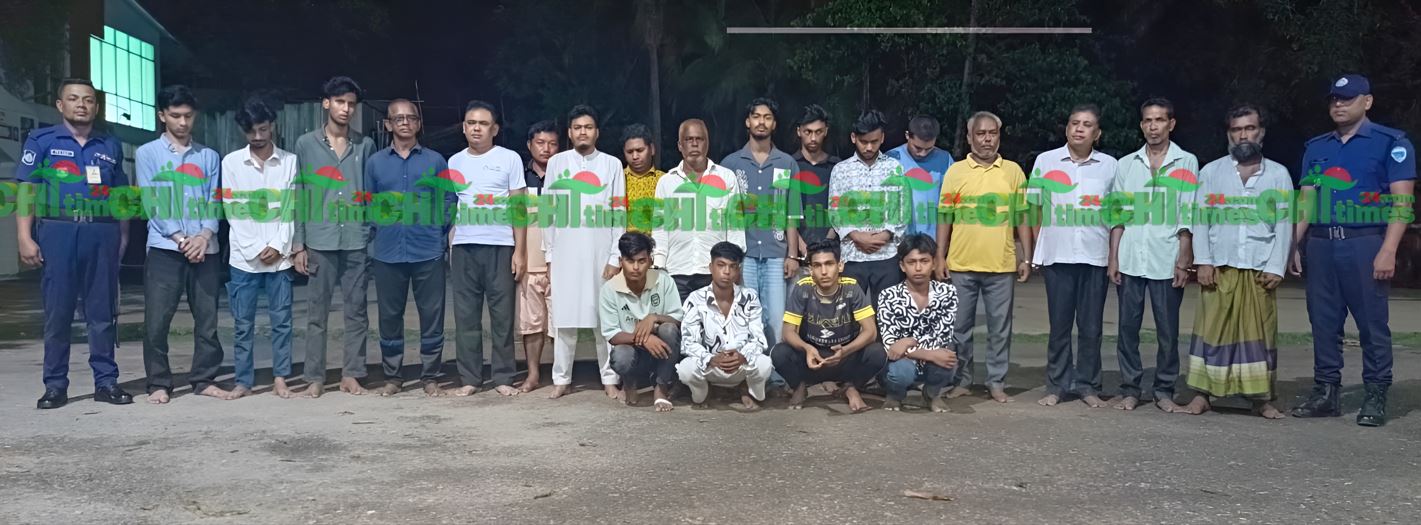 রাঙামাটিতে ডেভিল হান্ট, কিশোর গ্যাং,মাদক ও জুয়া বিরোধী অভিযানে আটক-২১