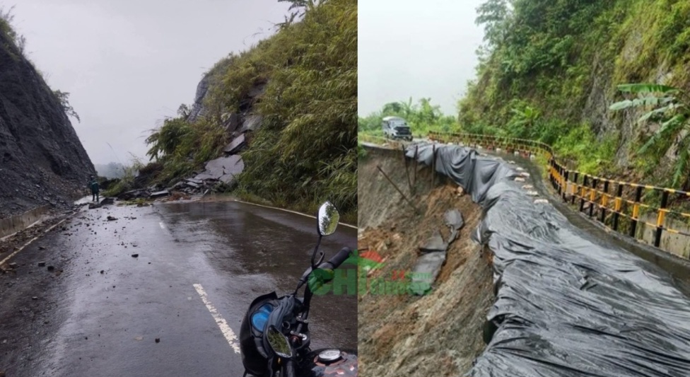 টানা বৃষ্টিতে সড়ক ভেঙে রাজস্থলী-ফারুয়া যোগাযোগ বিচ্ছিন্ন