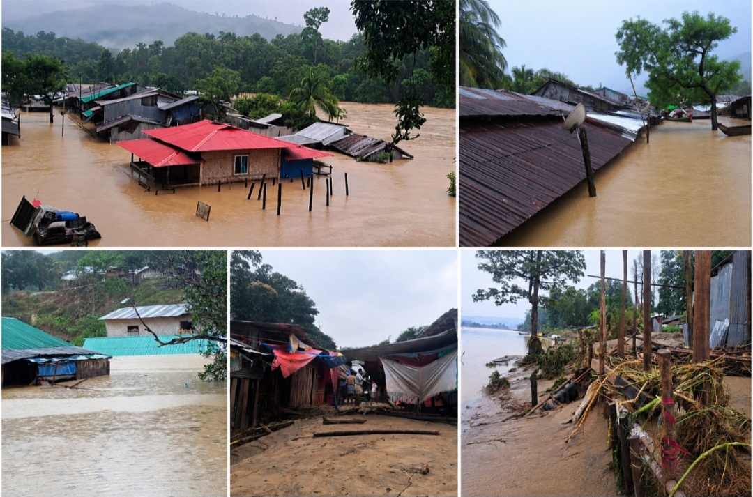 দুই দফা বন্যার তাণ্ডবে ধ্বংসস্তূপ ফারুয়া বাজার: প্রাণহানি ও কোটি টাকার ক্ষতি, বিপন্ন শতাধিক ব্যবসায়ী
