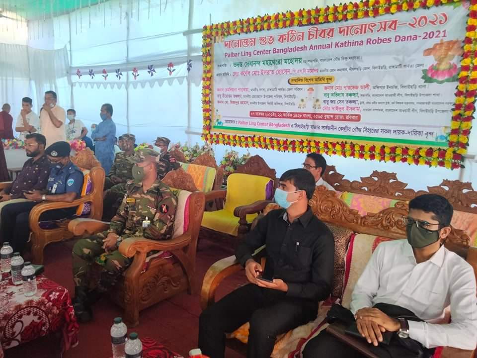 বিলাইছড়ি বাজার সার্বজনীন কেন্দ্রীয় বৌদ্ধ বিহারে কঠিন চীবর দানোৎসব সম্পন্ন 