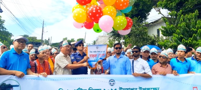 বিশ্ব পর্যটন দিবসে রাঙামাটিতে ম্যারাথন  দৌঁড়, র‌্যালি ও সম্মাননা প্রদান