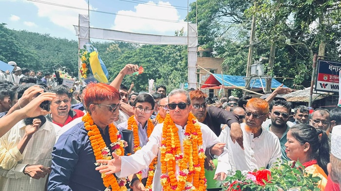 লাখো নেতাকর্মীর ভালোবাসায় রাঙামাটি জেলা পরিষদের নতুন পরিষদকে বরণ