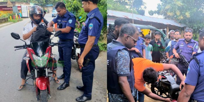 মাদকবিরোধী অভিযানে রাঙামাটি জেলা পুলিশের চেকপোস্টে কঠোর নজরদারি