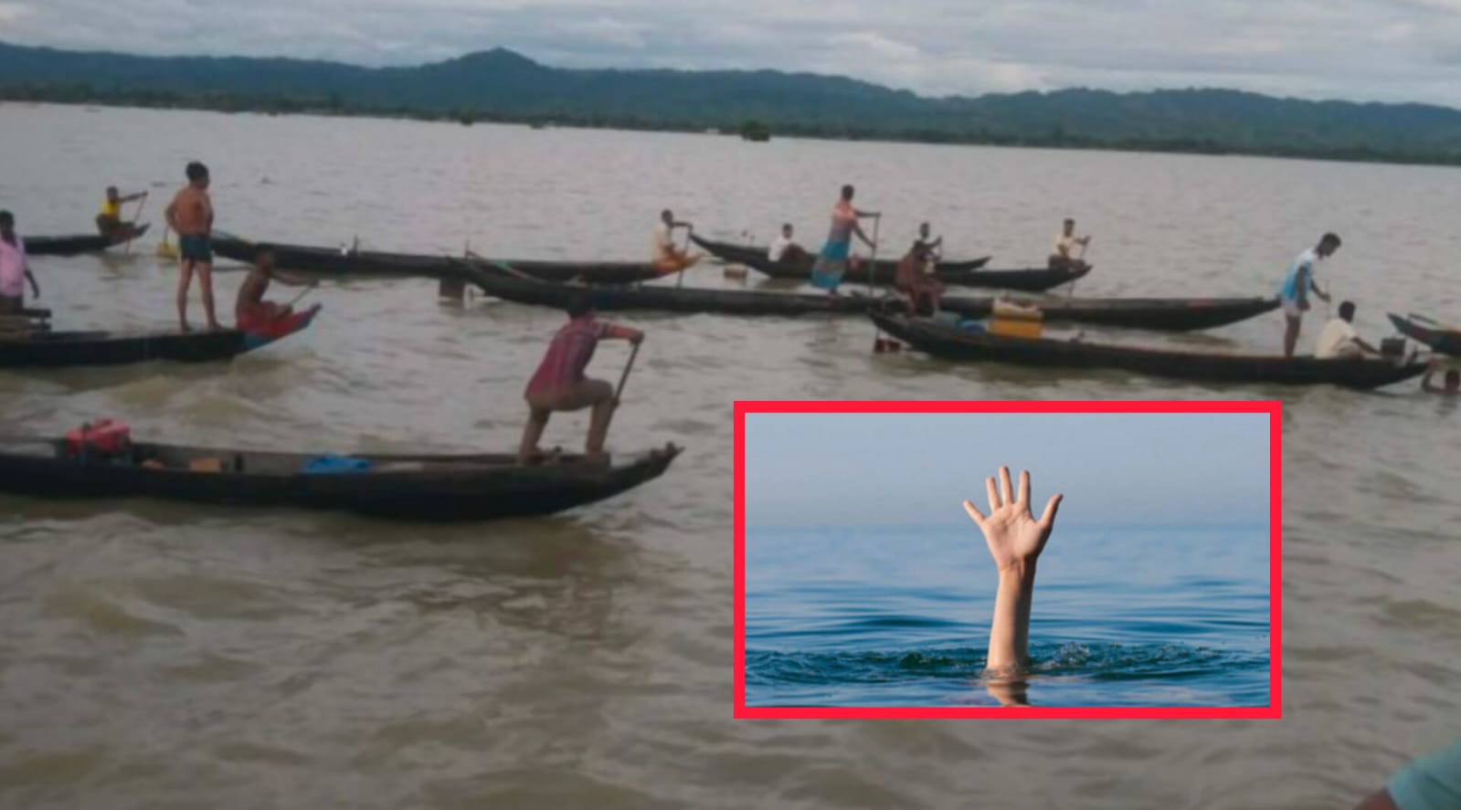 ছোট্ট সন্তানকে বাঁচিয়ে কাপ্তাই হ্রদে তলিয়ে গেলেন বাবা