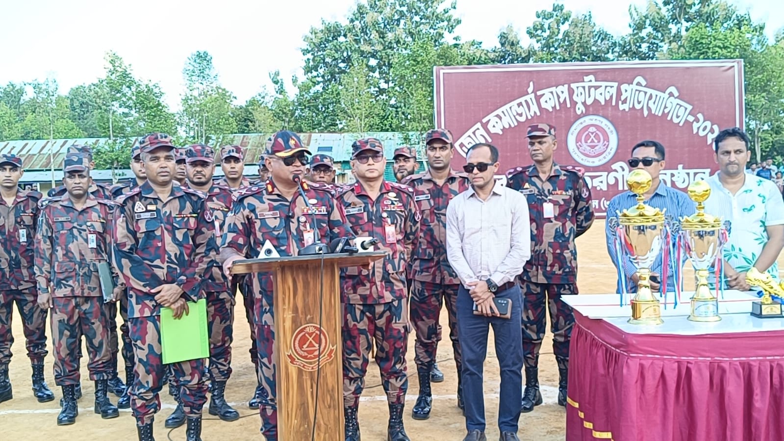 লংগদুতে জোন কমান্ডারস কাপ ফুটবল টুর্নামেন্টের ফাইনাল অনুষ্ঠিত
