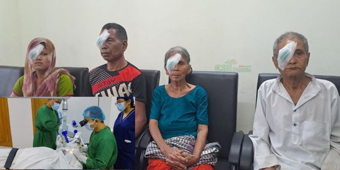 বিলাইছড়িতে সেনাবাহিনীর উদ্যোগে চারজনের বিনামূল্যে ছানি অপারেশন