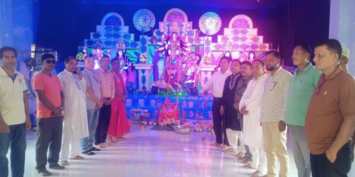 রাজস্থলীতে পূজা মণ্ডপ পরিদর্শনে জেলা  বিএনপির নেতৃবৃন্দ 